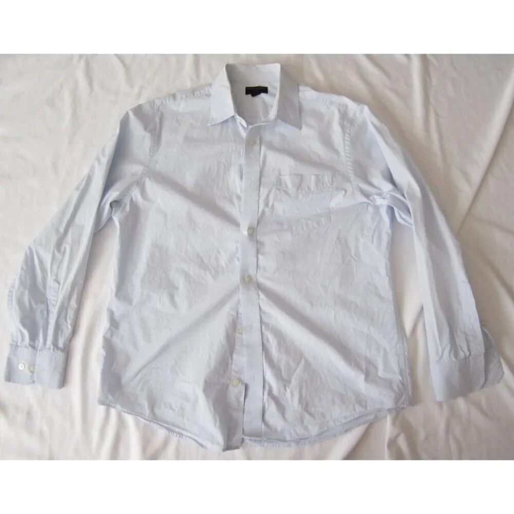 Men Banana Republic Classic Fit Button Long Sleeve Shirt Sz L (MT716)